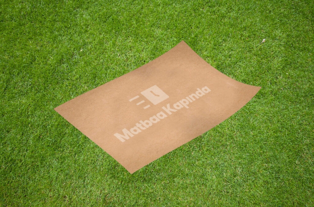 matbaa kapında-oto paspas örneği